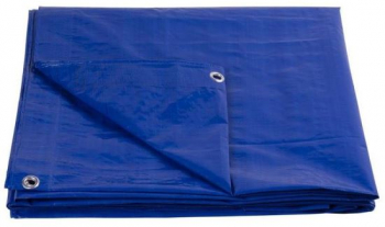 Prelata impermeabila cu inele 2.9x4.9 m PE 80 g/mp 15 mp 