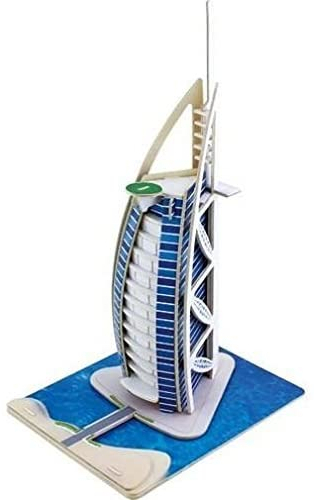 Puzzle 3D Burjal-Arab Lemn 45 piese 