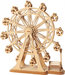 Puzzle 3D Ferris Wheel ROBOTIME Lemn 120 piese 