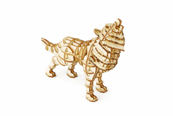 Puzzle 3D Lup 63 piese 