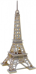 Puzzle 3D Turnul Eiffel Lemn 63 piese 