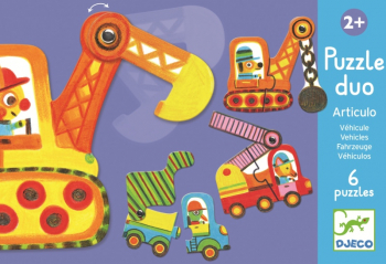 Puzzle duo mobil vehicule 