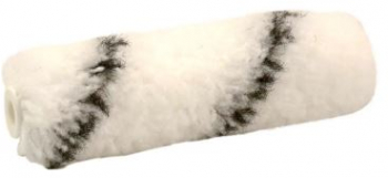 Rola poliester fir negru 10 cm/15 mm 