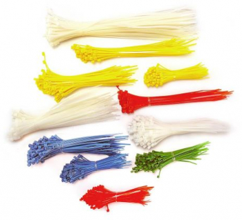 Set 1000 coliere de plastic multicolore 
