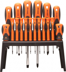 Set de 18 surubelnite cu suport