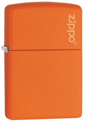 Bricheta Zippo 231ZL Orange Matte with Zippo Logo 