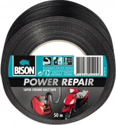 Banda Adeziva BISON Power Repair 50mm x 50m Gri Banda Adeziva Universala- TEM490006 