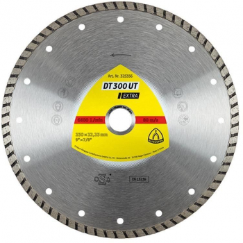 Disc Debitare cu Diamant Klingspor DT300UT Extra 230x2.5mm Beton 