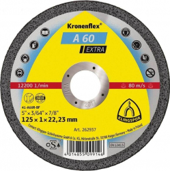 Disc Debitare Klingspor A60 Extra Inox 125 x 1 x 22mm - TEM530549 