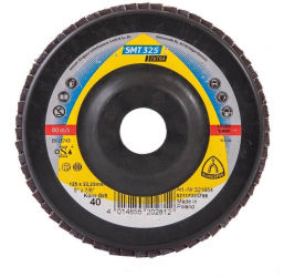 Disc Lamelar Klingspor Smt 325 Extra Ger P40 125x22 mm pentru Otel-TEM531681 