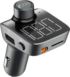 Modulator FM Bluetooth Serioux ABFM15 USB 2.4A AUX microSD Negru