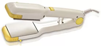 Placa 4 In 1 De Indreptat Si Creponat Parul 20 W 220 240 V Led Functionare On/off Temperatura Maxima 160 Grade Alb/galben 