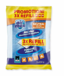 Rezerve Absorbant Umiditate Bison Air Max 450 g 3 Buc/Set Fara Parfum - TEM460125 