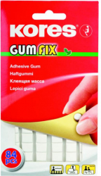 Set 84 Bucati Guma Adeziva Gumfix Kores Alb Fara Solvent - LCMKO31600 