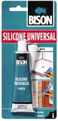 Silicon Universal Bison 60 ml Alb Mastic Etansare Universal Bison Silicone Universal Silicon Alb - TEM400018 