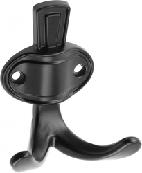 Agatatoare cuier Coruna finisaj negru mat 76x68 mm 