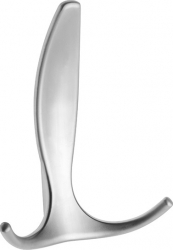 Agatatoare cuier E-018 finisaj aluminiu 101x75x35 mm 