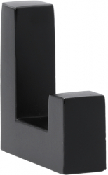 Agatatoare cuier simpla K2201 finisaj negru mat 40x12x40 mm 