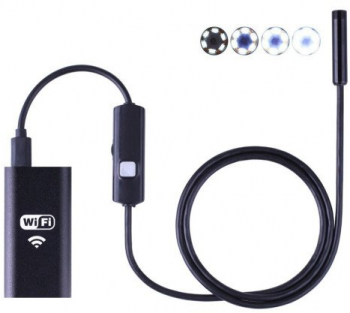 Camera Endoscop Inspectie Auto iUni M3 lungime 2 metri Wireless cu conectare la telefon IOS Android 