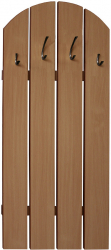 Cuier panou cu 4 agatatori Bienne pal Cires 520 x 1350 x 32mm 