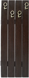 Cuier panou cu 4 agatatori duble Roche pal Wenge 47 x 120 x 36 cm 