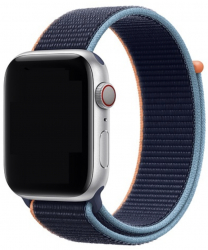 Curea pentru Apple Watch 38-40mm Bibilel Textil Albastru SUN-BBL4032 