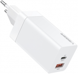 Incarcator laptop Veger CPD65E 65W Fast Charge USB Type-C Alb 