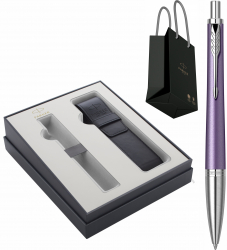 Pix Parker Urban Royal Premium Violet CT Personalizat prin Gravura Laser in Cutie cu Etui Focus Collection si punga 