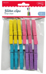 Clesti cu Sclipici Daco 12 Buc/Set Multicolor-ADACADL372