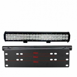 Bullbar Universal Numar Negru Teava Scurta+Led Bar 252w 