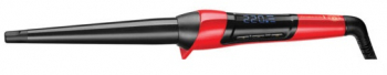 Ondulator Conic Remington Tambur Conic 25-13 Mm Temperaturi 120Ac-220Ac Ecran Digital Varf Rece Voltaj Universal Negru/rosu 