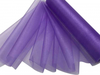Rola organza 24 cm x 24.5 m Purple OROLL 