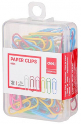 Agrafe Metalice Colorate Deli 29 mm 100 Buc/Cutie - LCMDLE0024 