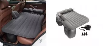 Saltea auto gonflabila bancheta masina 2 perne + pompa electrica ® ALM 