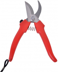 Foarfeca de gradina pentru plante din metal cu manere de plastic 18.5 cm Rosu 