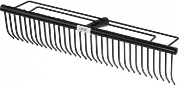 Grebla lata fara coada pentru frunze cu 32 dinti din metal 55 cm