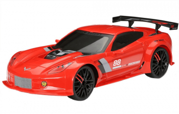 Masina de curse RC Corvette Sport cu telecomanda 1 12 frecventa 2.4 GHZ plastic/metal rosu 