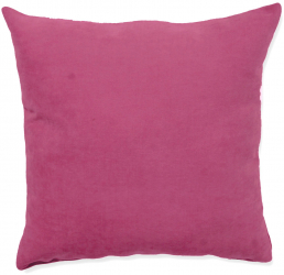 Perna decorativa patrata uni poliester si fibra poliester siliconizata violet 50 x 50 cm