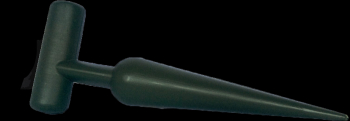 Plantator din plastic 23 cm negru 