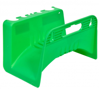 Suport de perete pentru furtun de udare din plastic verde 24x15 cm 