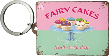 Breloc metalic - Fairy Cakes - Fresh Every Day 