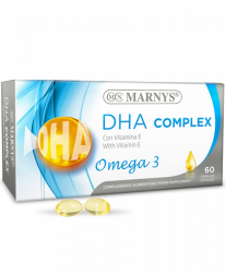 DHA COMPLEX and ndash Omega 3 din Ulei de Peste pentru Buna Functionare a Creierului si o Vedere Optima and ndash 60 Gelule 