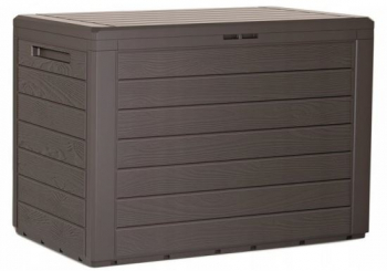 Lada depozitare de gradina maro inchis 78x44x55 cm Woodebox 