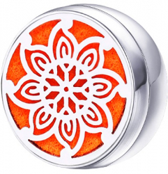 Brosa tip Pin Rever Aromaterapie 12mm Neo MS001 cu uleiuri esentiale otel inoxidabil de inalta calitate antialergic eco friendly 