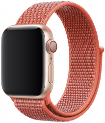 Curea pentru Apple Watch 38-40mm Bibilel Textil Orange fad SUN-BBL4182 