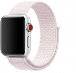 Curea pentru Apple Watch 42-44mm Bibilel Textil Roz Pal SUN-BBL4183 