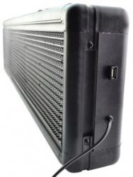 Reclama Luminoasa LED KlaussTech 400 x 40 cm Iluminare Alb Wi-Fi Temperatura Unghi 120 ABS Negru 