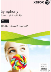 Top 100 Coli Hartie de Copiator Asortata Pal Xerox A4 Diverse Culori 80 g/m and sup2 - LCMHH000129 