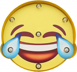 Banner decorativ cu LED emoji ras cu lacrimi VIVO 