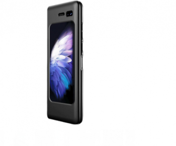 Husa de protectie full cover din termoplastic si folie de protectie compatibila cu Samsung Galaxy FOLD Negru BBL4272 